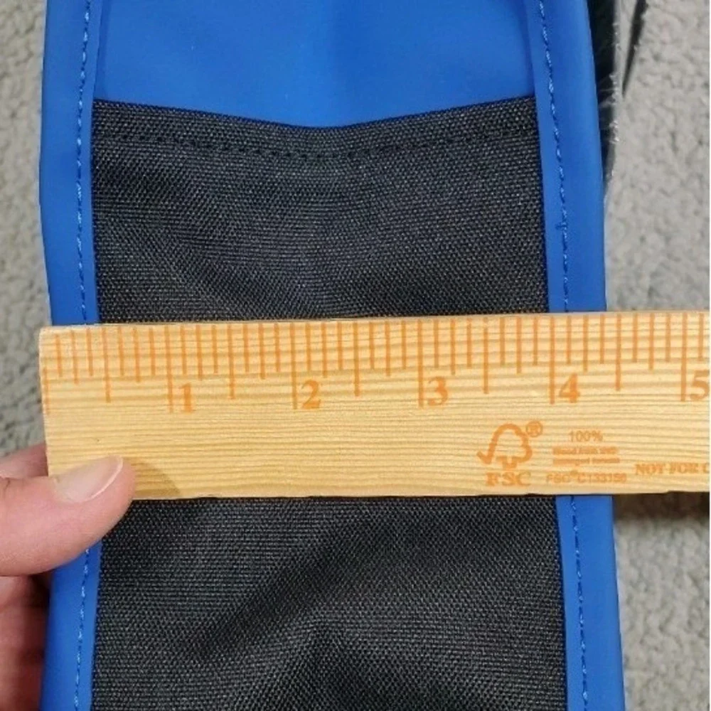 RAINS Backpack‎ W3 Full Size Blue Waves Waterproof Laptop School Commuter Work